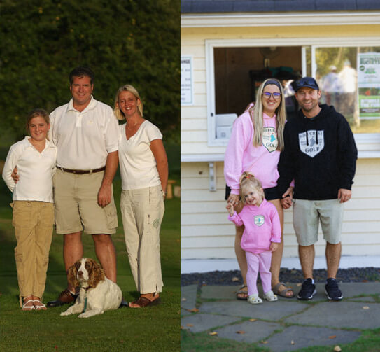 Three generations at Hillcrest Golf